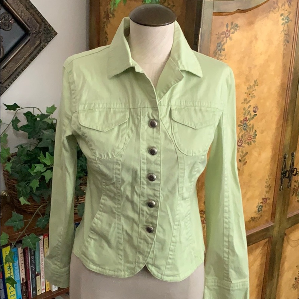 Live a Little Jacket - Lime Green, Small